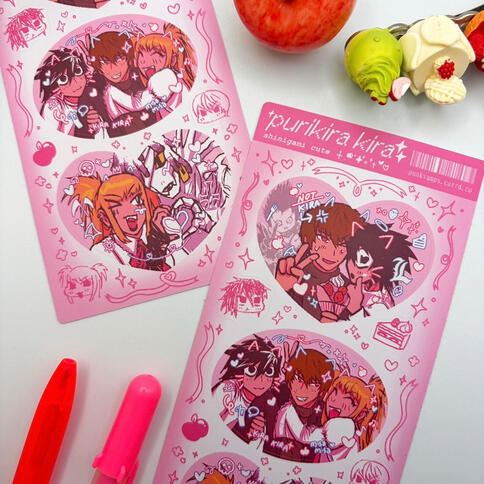 fan art sticker sheet