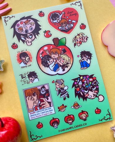 FAN ART STICKER SHEET