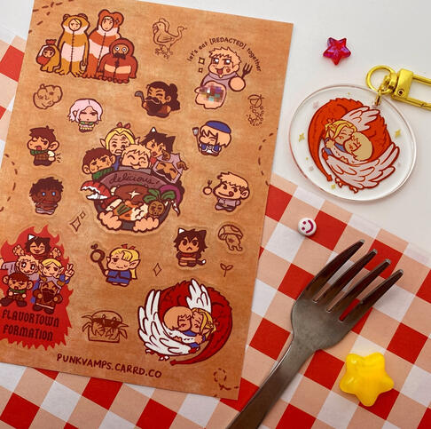 FAN ART STICKER SHEET